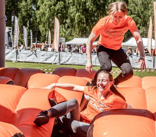 Crazy Race er det første oppblåsbare hinderløpet i Norge